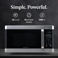 Countertop Microwave 1100 Watts, 1.6 cu ft - Smart Sensor Microwave Oven With LED Lighting and Child Lock - Perfect for Apartmen 2