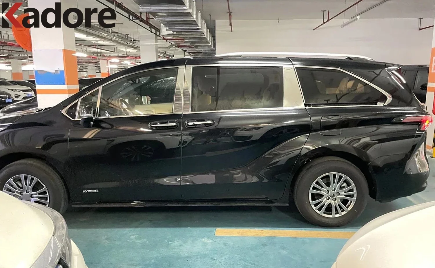 

Для Toyota Sienna 2021 2022 2023 2024 Нижняя оконная накладка из нержавеющей стали, отделка оконной рамы, Декоративная полоса, автомобильные аксессуары