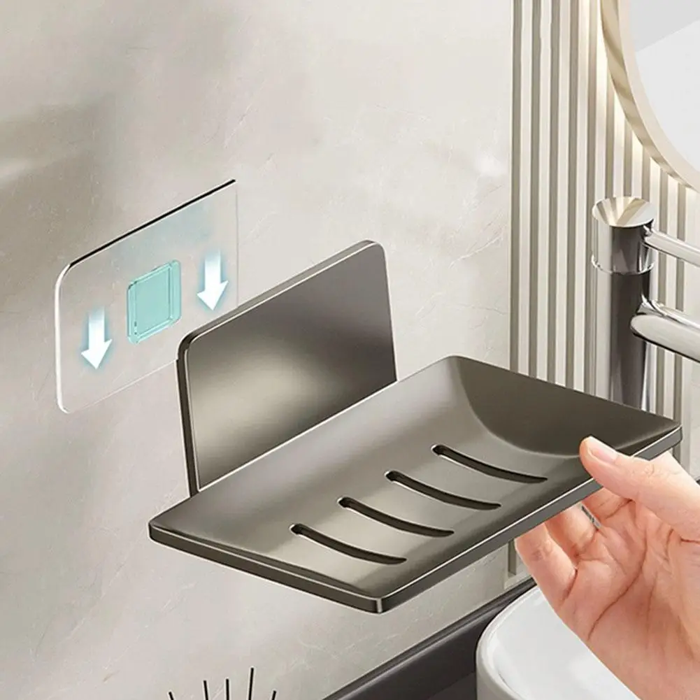 Soap Dish Wall-mounted Drain Rack Bathroom Storage soap dish rack