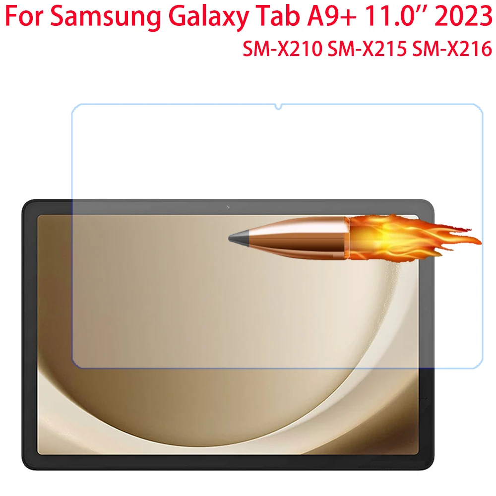 

Закаленное стекло для защиты экрана для планшета Samsung Galaxy Tab А9 + Plus 11 дюймов 2023 Защитная пленка для планшета A9 + SM-X210 X215 X216