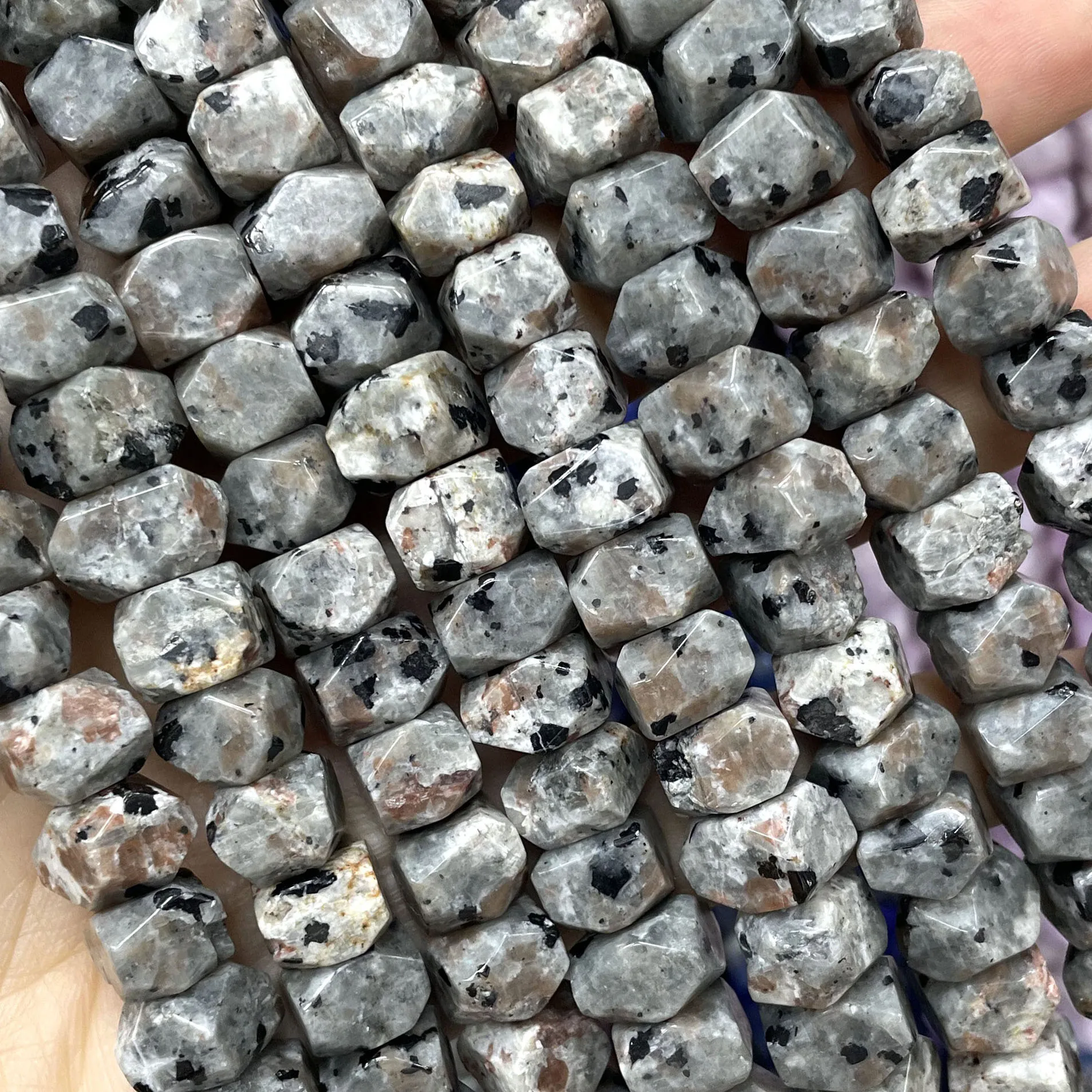 6X11MM Naturstein Unregelmäßige Bunte Kristallquarz-Abstandshalterperlen für Schmuckherstellung DIY Armband Halskette Zubehör – Detail 10