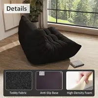 Bean Bag Chair, Oversized Loveseat Fireside Chair for Adults, 2 Seater with Memory Foam Filled, Lazy Sofa Lounge, Customized 5
