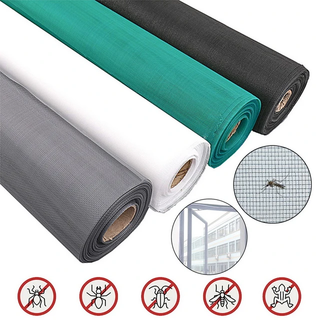 Indoor Insect Screen Anti Mosquito Net Customizable DIY Custom Mesh  Material Polyester Screen Mosquito Bug Room