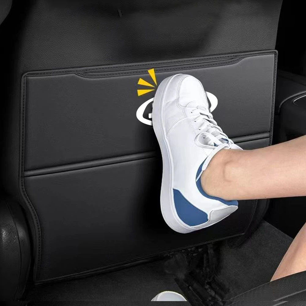 2PCS Leather Car Seat Back Anti Kick Protect Pad For JAC j4 s2 t8 js4 j2 j7 js2 s2 s3 t6 j3 j5 j6 s5 Auto Interior Accessories