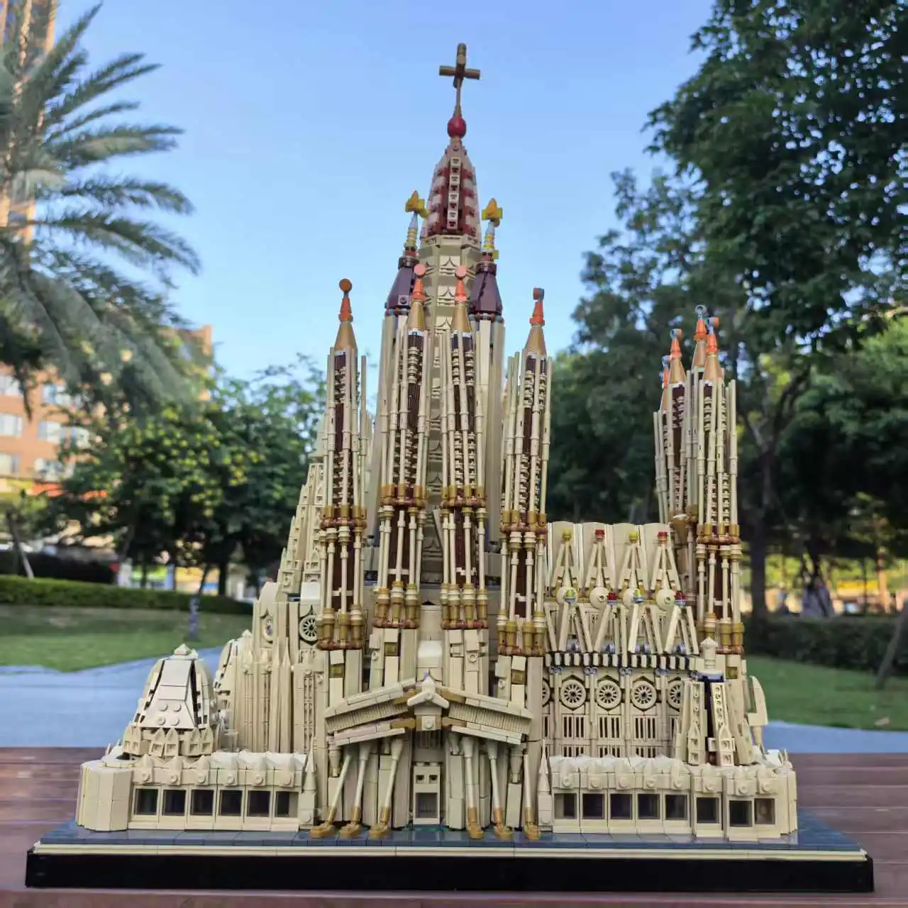 MOC Barcelona Sagrada Familia Model Kit 10045 Juego de bloques de