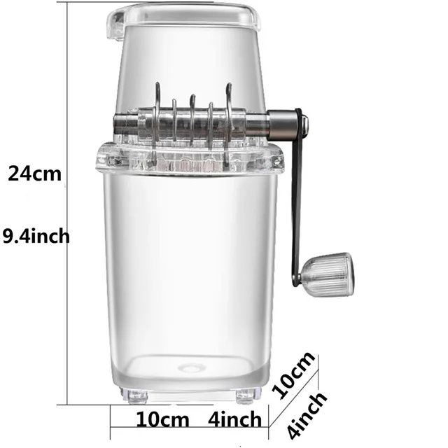 2025 New Manual Ice Crusher Portable Home Hand-cranked Ice Machine Kitchen Multi-functional Smoothie Machine Beverage Tool 6