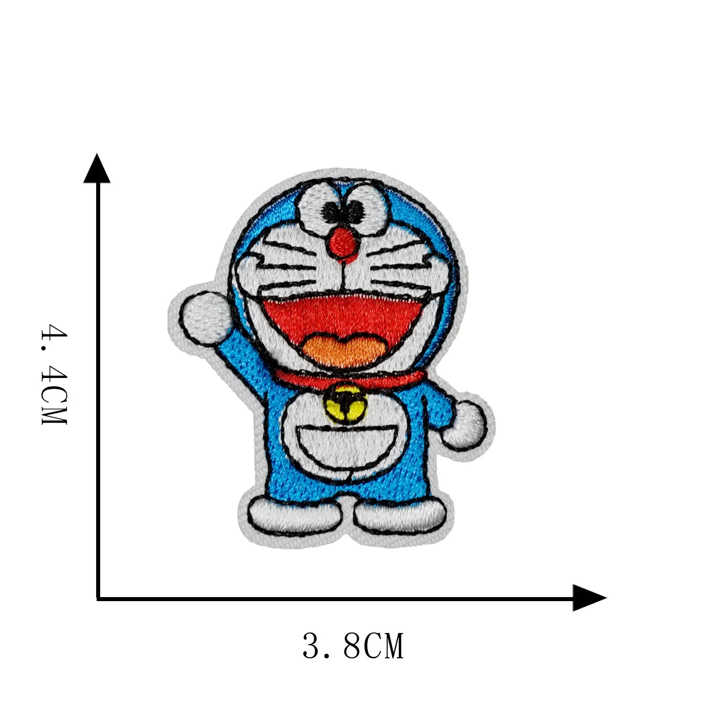 New Doraemon Creative Computer Embroidery Fabric Patch DIY Self-Adhesive Clothing Accessories Custom-Made