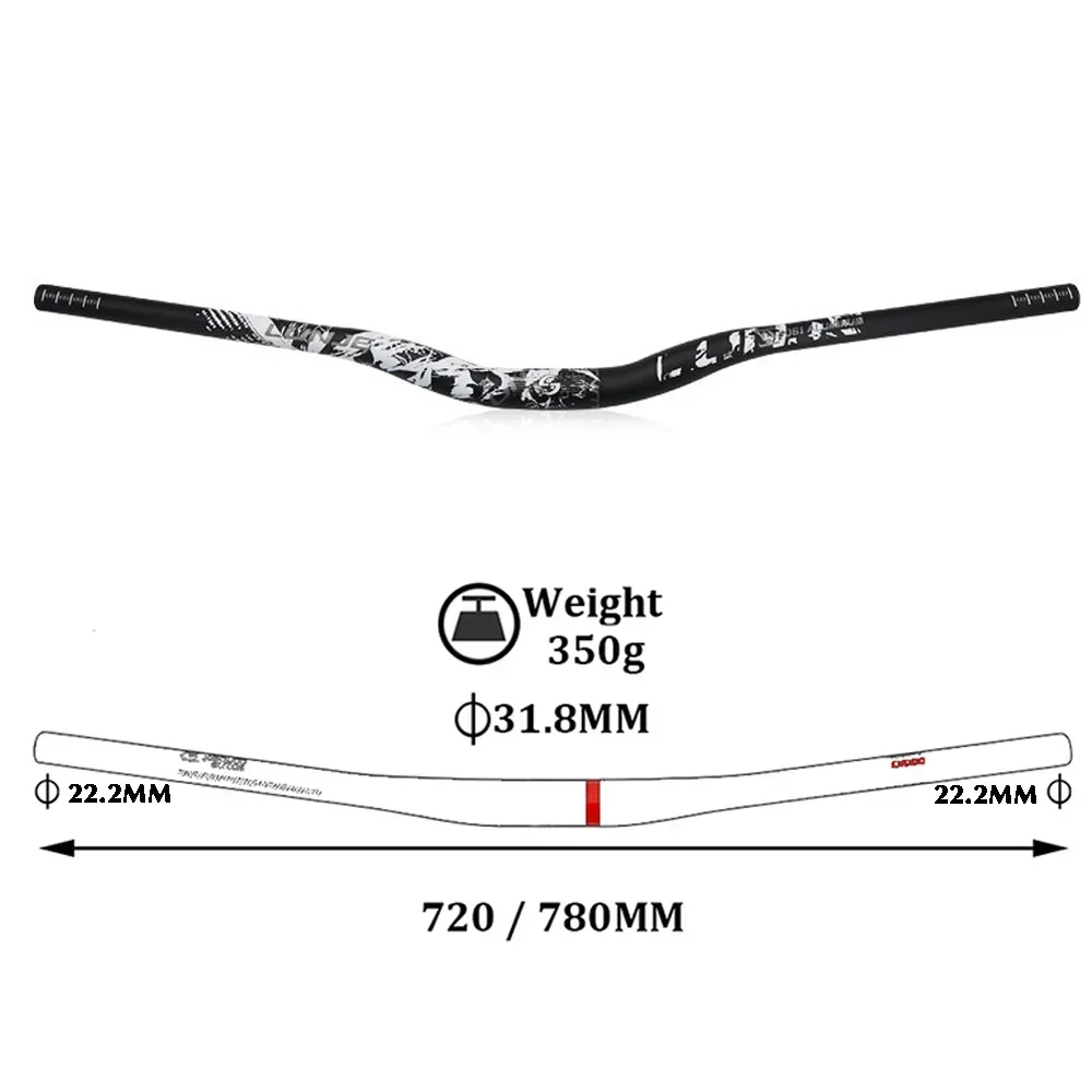 MTB Bicycle Swallow-shaped Handlebar 31.8*720/780MM Bike Handle Accessories BMX Mountain Road Cycling Parts bicycle handlebar bicycle accessories