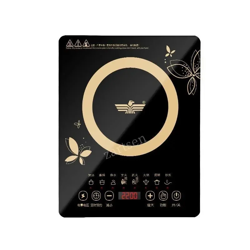 double head ceramic stove double burner household original imported mute stir fry embedded three eye induction cooker 220V Electric Induction Cooker Boiler Waterproof 2200W Stir-Fry Cooking Plate Intelligent Hot Pot Stove Cooktop Burner