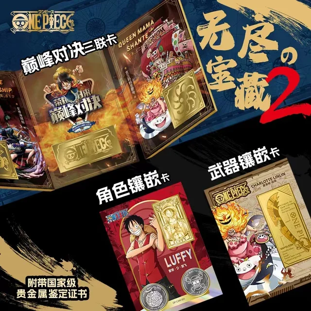 Wholesale FCL One Piece Series Card Collection Anime Character Peripheral  Popular Protagonist Rare Pure Gold Cards Kids Toy Gift - AliExpress