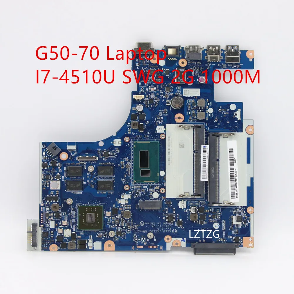 

Материнская плата для Lenovo G50-70 Laptop Mainboard I7-4510U SWG 2G 1000M 5B20G36668