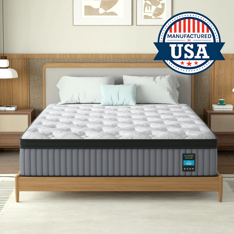 Comfortable Queen Size Hybrid Memory Foam Mattress