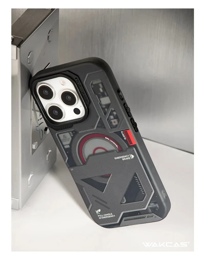 Wakcas Black Emergency Panel iPhone Case