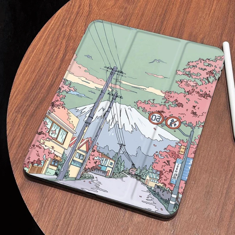 Premium PU Acrylic Smart Tablet Cover