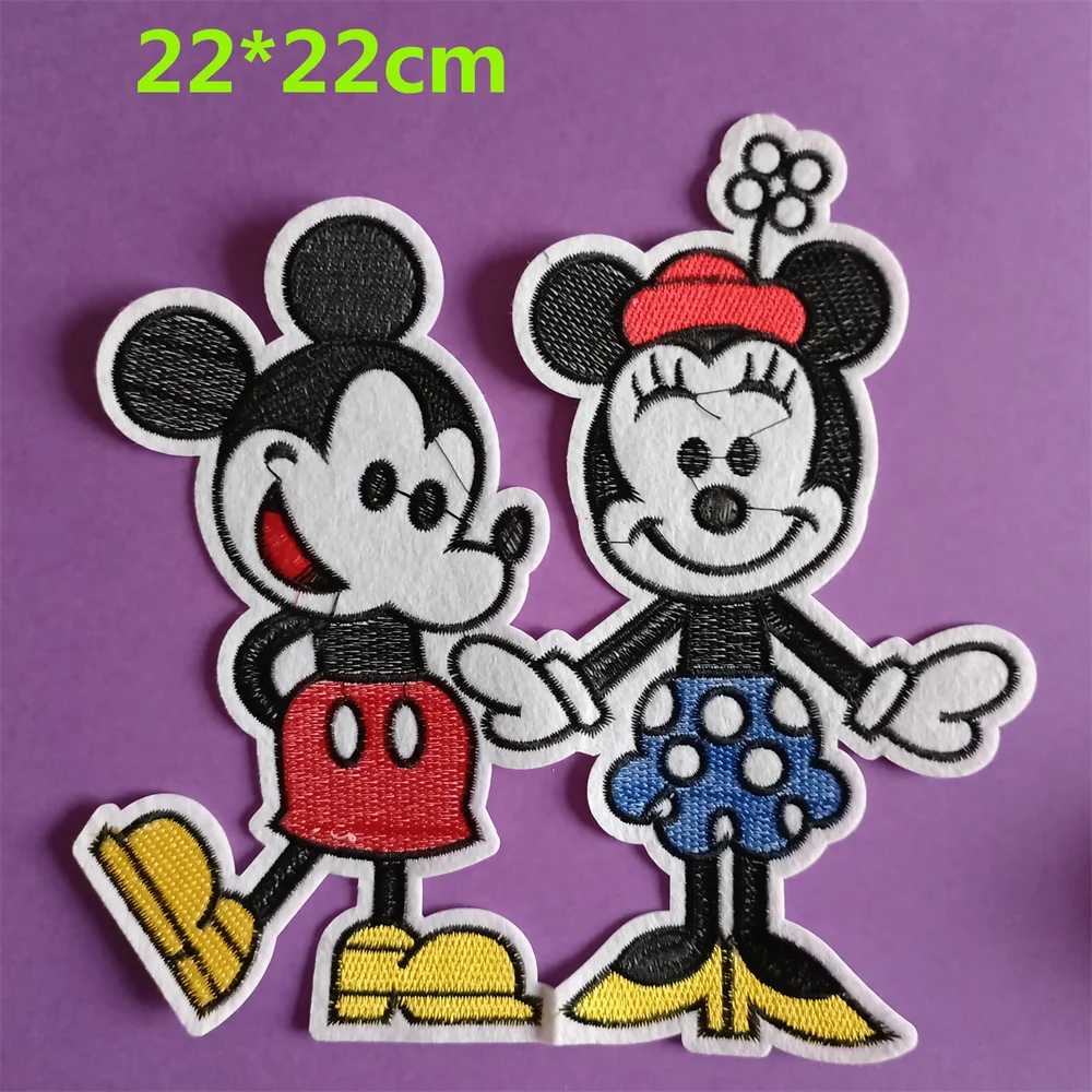 Pegatinas brillantes para ropa de Disney, Mickey, Minnie Mouse, dibujos  animados, lentejuelas, gran oferta| | - AliExpress
