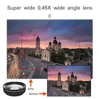 Daily Phone Camera Lens 0.45X Ultra Wide Angle + 12.5X Macro Lens Universal Clip-On Camera Lens For Most Smartphones - Image 6
