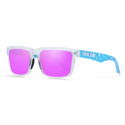 KDEAM Premium Polarized Square Sunglasses - High - Quality Fashion Shades for Men & Women, 30 Color Options (With B2 Case)