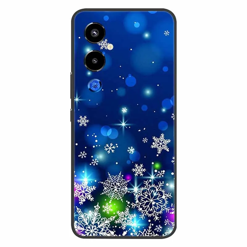 Christmas Silicone Soft TPU Phone Case - Festive Holiday Gift Cover