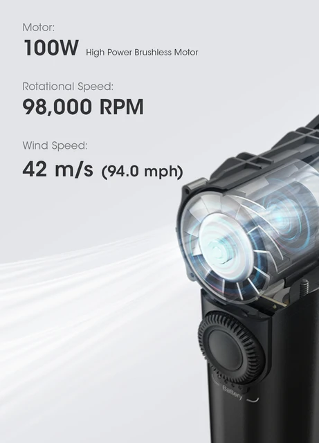 Ventola Nitecore CW20 - Compatta Per Fotografia E Pulizia - Foto 11