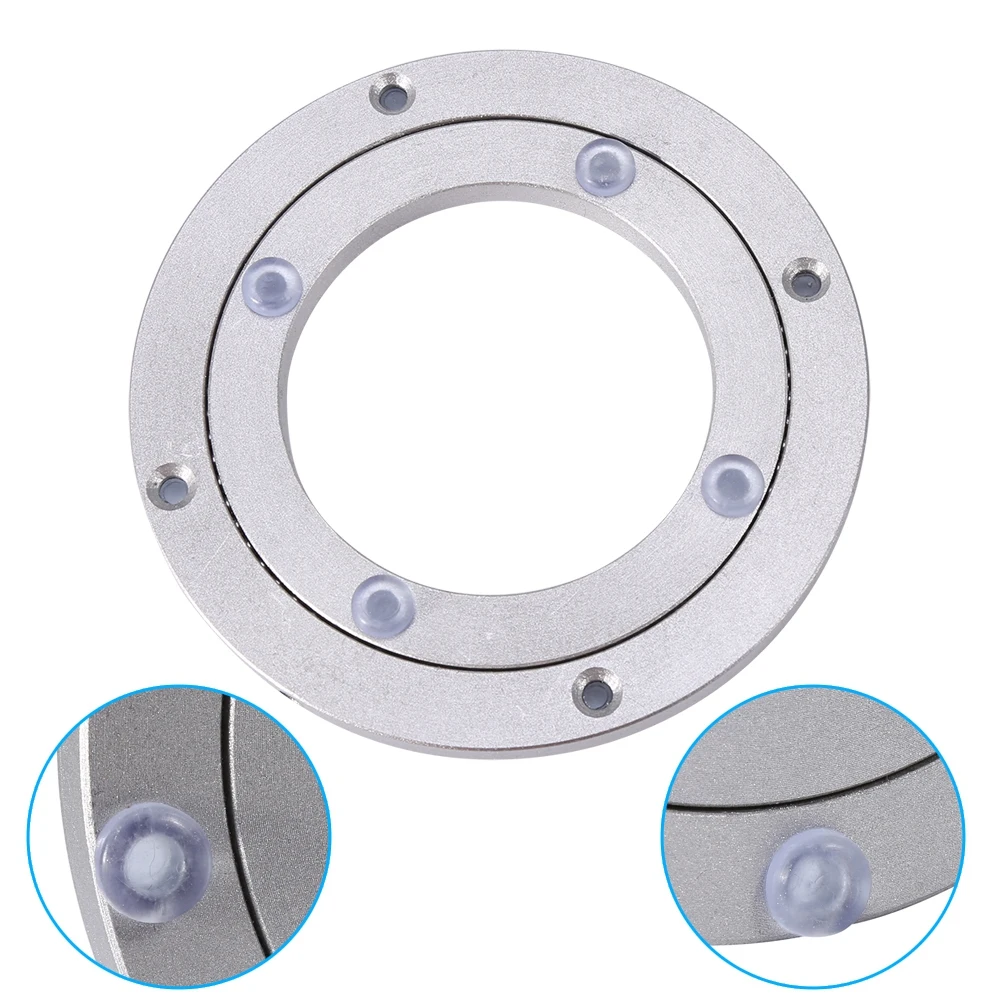 Heavy Duty Aluminium Alloy Rotating Bearing Plate Turntable Round Dining Table Table Turntable