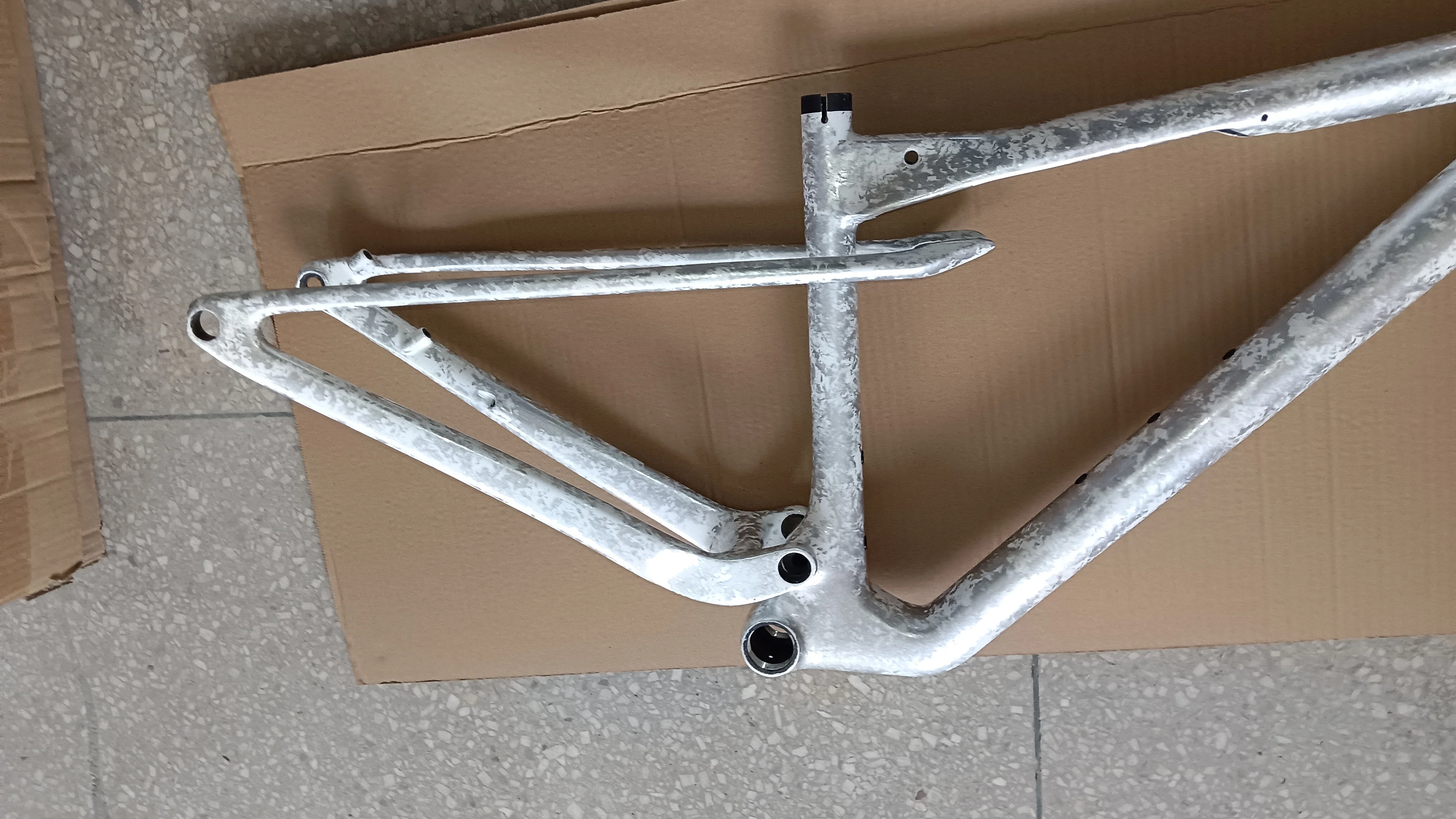 아이스크림 화이트 라이터 컬러 T1100 풀 카본 파이버 서스펜션 MTB 자전거 프레임 XC 29er 부스트 UDH(쇼크 업소버 포함) 210x50mm