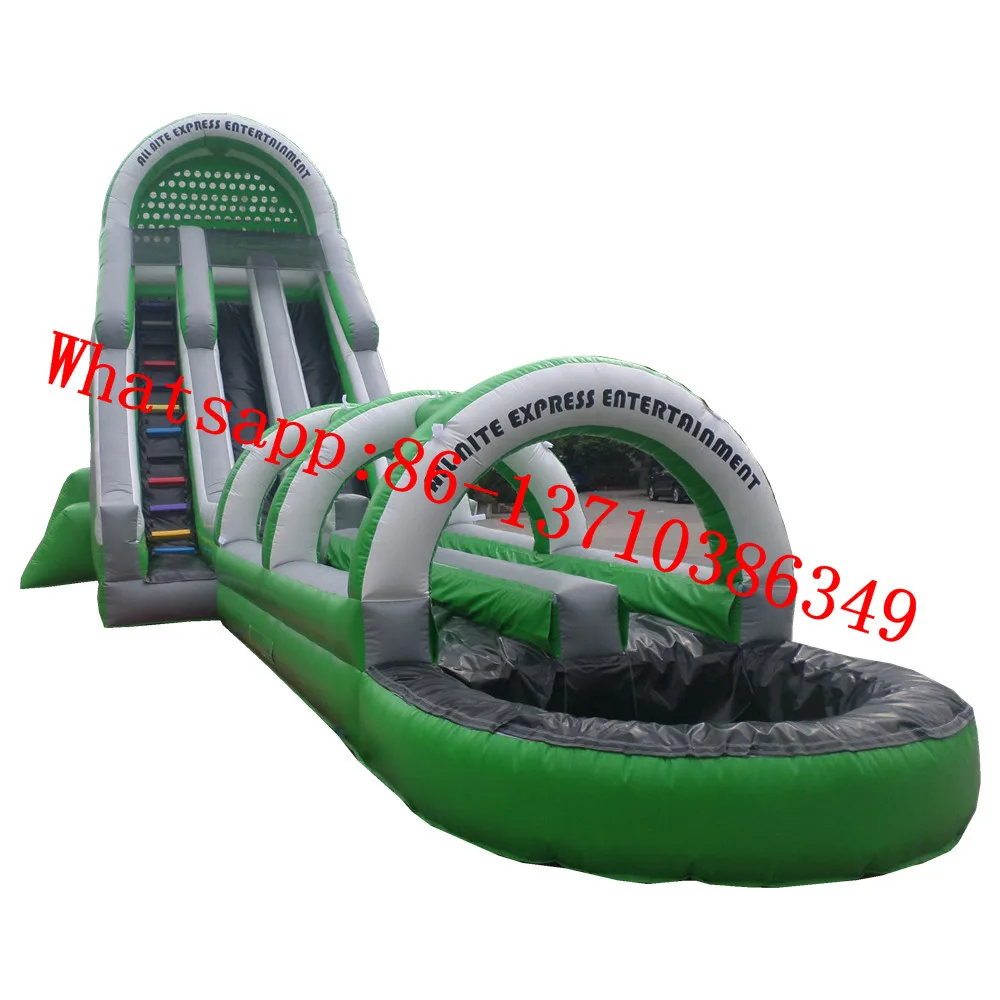 

Commercial Coconut Double Lane Inflatable Pool Slide