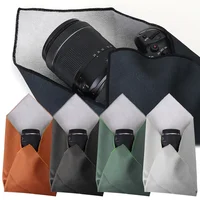 Dustproof Self Adhesive Lens Wrapping Cloth for Camera Tablet Mobile Protective Wrap Soft Cleaning Cloth Camera Bag Insert 2