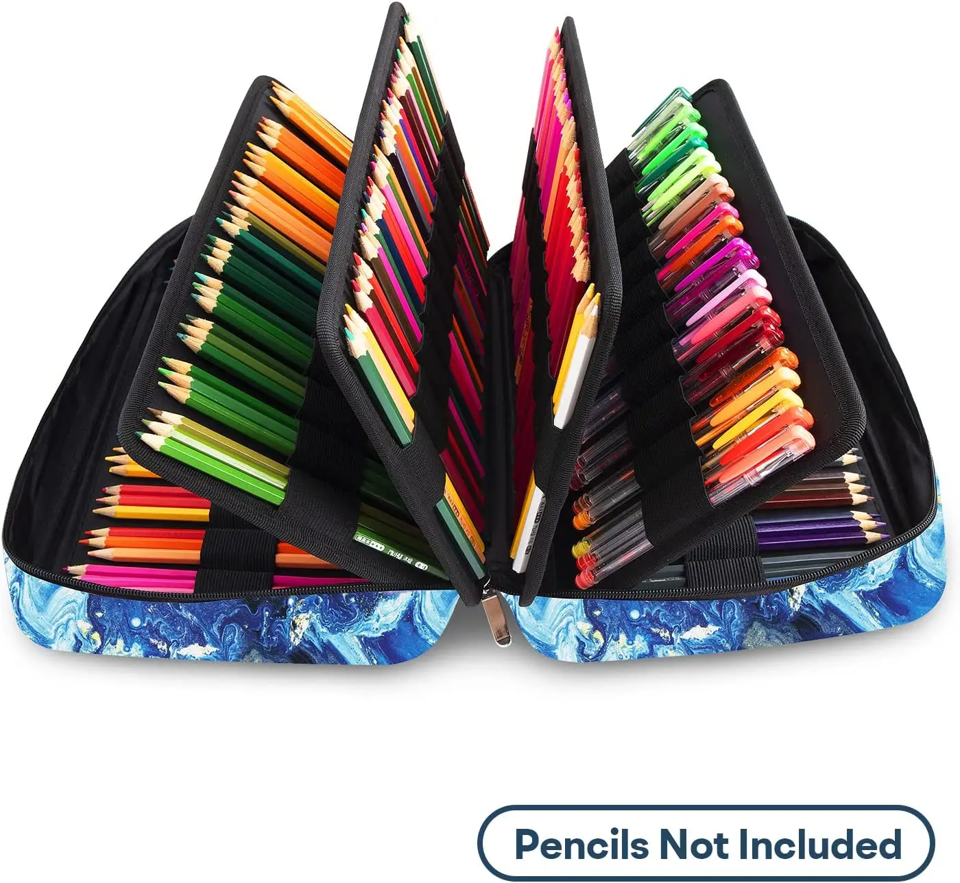 Big Capacity Colored Pencil Case - 300 Slots large Pen Case Organizer with