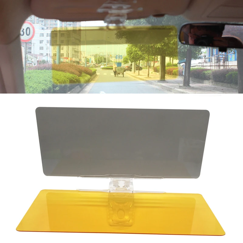 

Universal Car Sun Visor HD Anti-UV Day Night Anti-dazzle Goggles Clip-on Driving Vehicle Shield for View Visor Driving Mirror