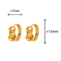 PONYKISS – boucles d'oreilles à double couche en forme de nœud, couleur argent, pour femmes, accessoires de bijoux géométriques vintage à la mode 3