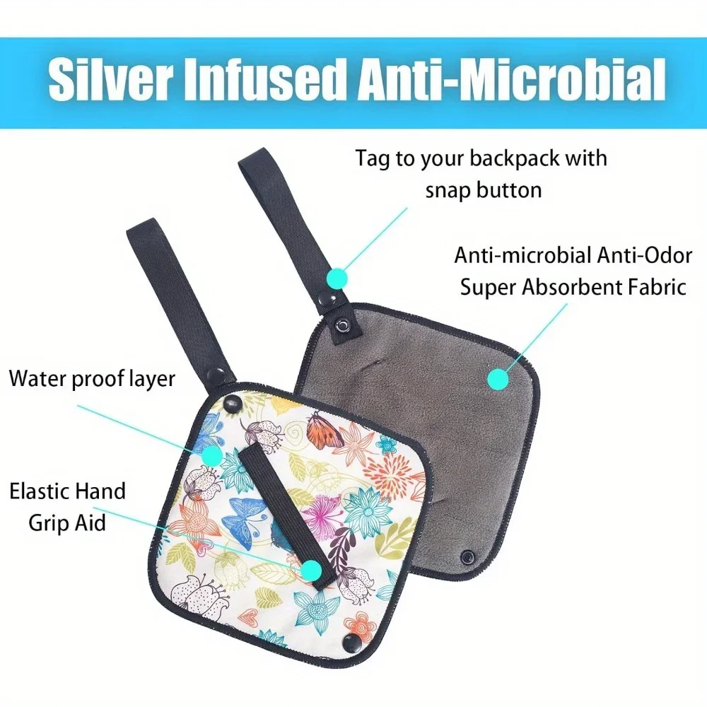 Pee Cloth Reusable Camping Toilet Paper Outdoors Pads for Women who Pee Outdoors Female Urination Solution for Camping Hiking