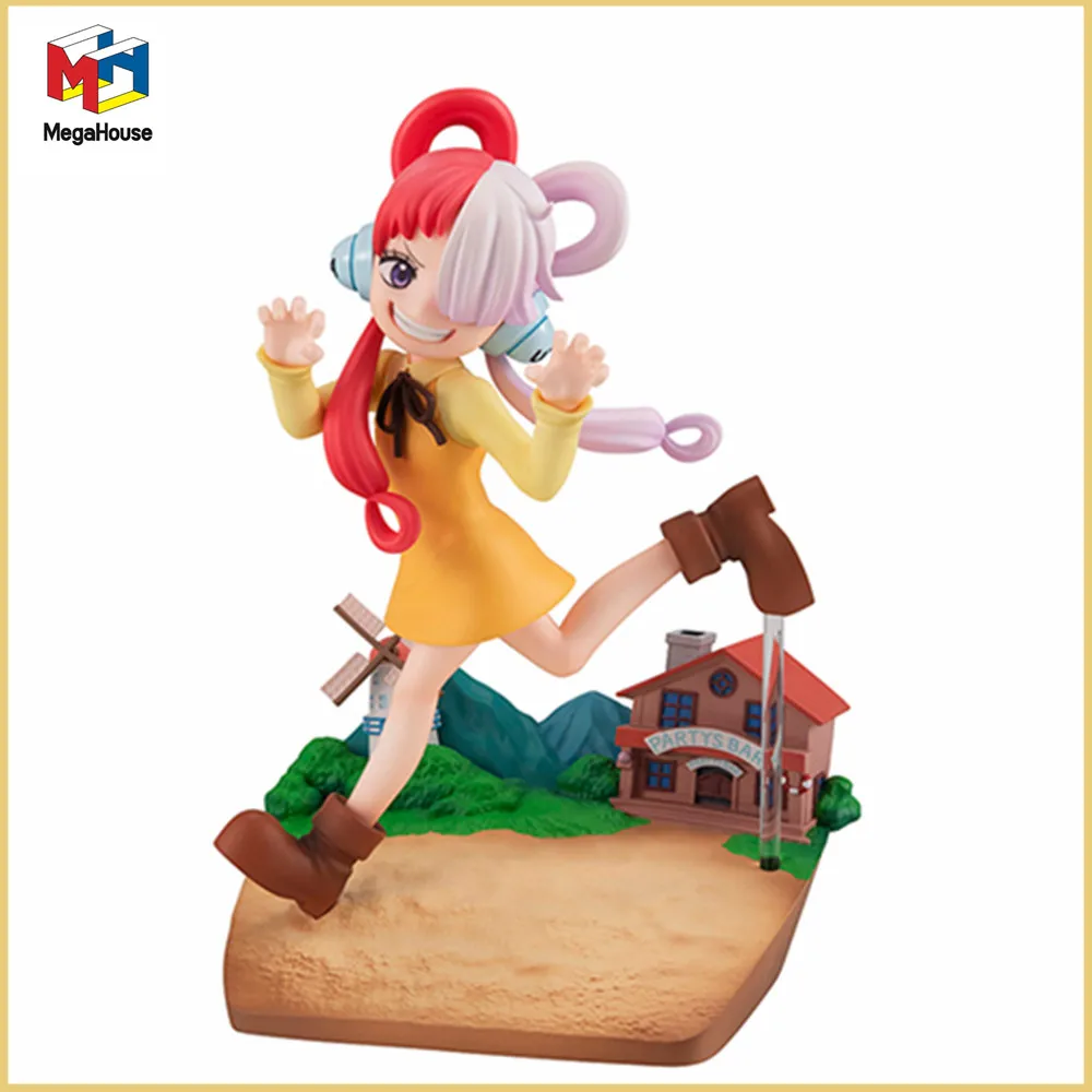 

In Stock Original One Piece Anime Figure GEM Uta Run Run Run Megahouse PVC Action Figure Cartoon Toys for Children Model 13CM