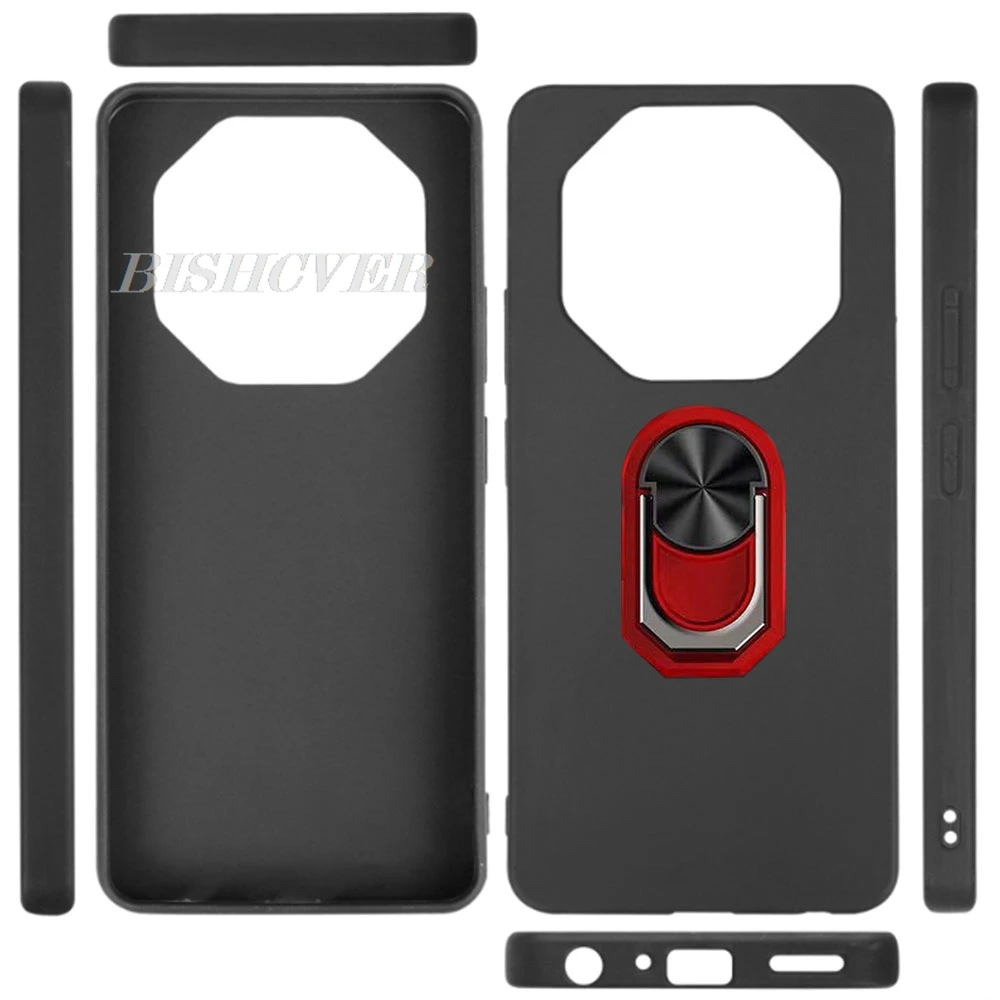 Premium Back Ring Holder Phone Case - TPU Soft Silicone Cover