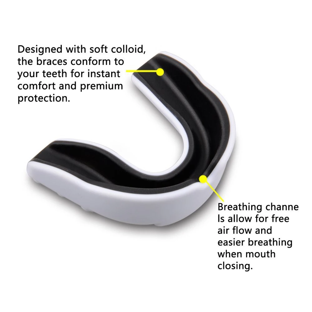 Description Picture 6 of itemKids Fighting Mouth Guard with Storage Case Teeth Protection Children EVA Mouth Protector Boxing Kickboxing Muay Thai Mouthguard