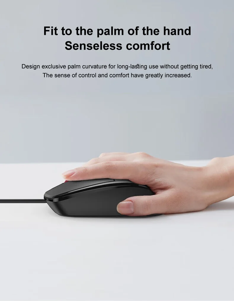 Erazer Km201 Wired Keyboard And Mouse Set Ergonomic Full-size_voghion.com