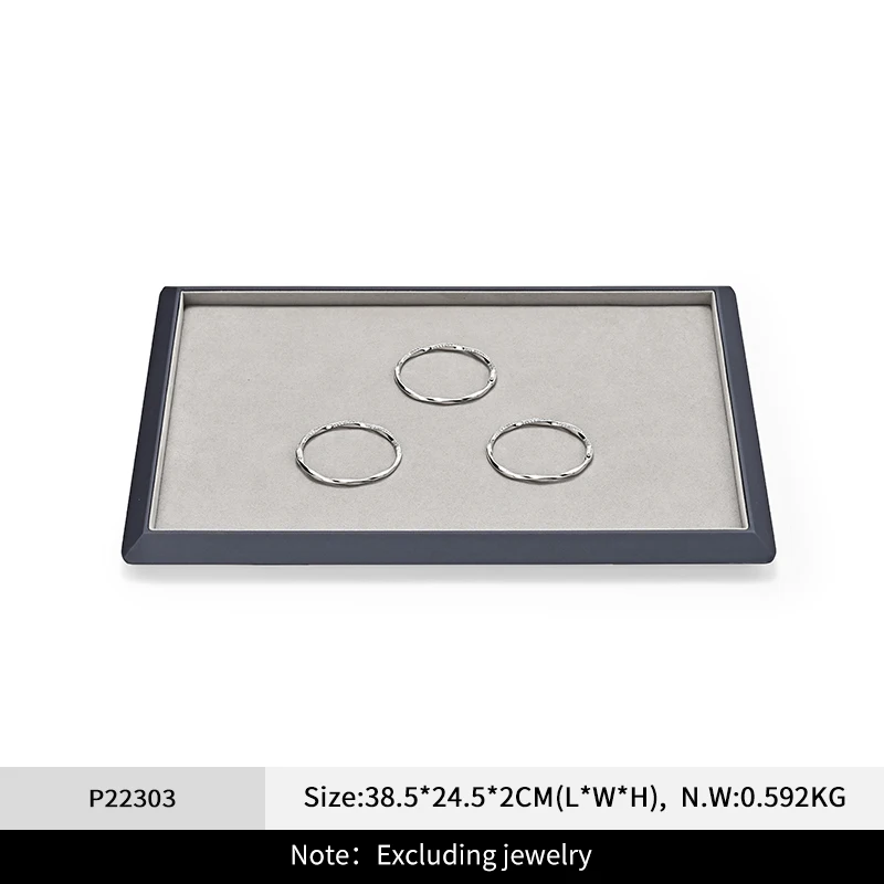 Luxury Jewelry Display and Storage Leather Tray