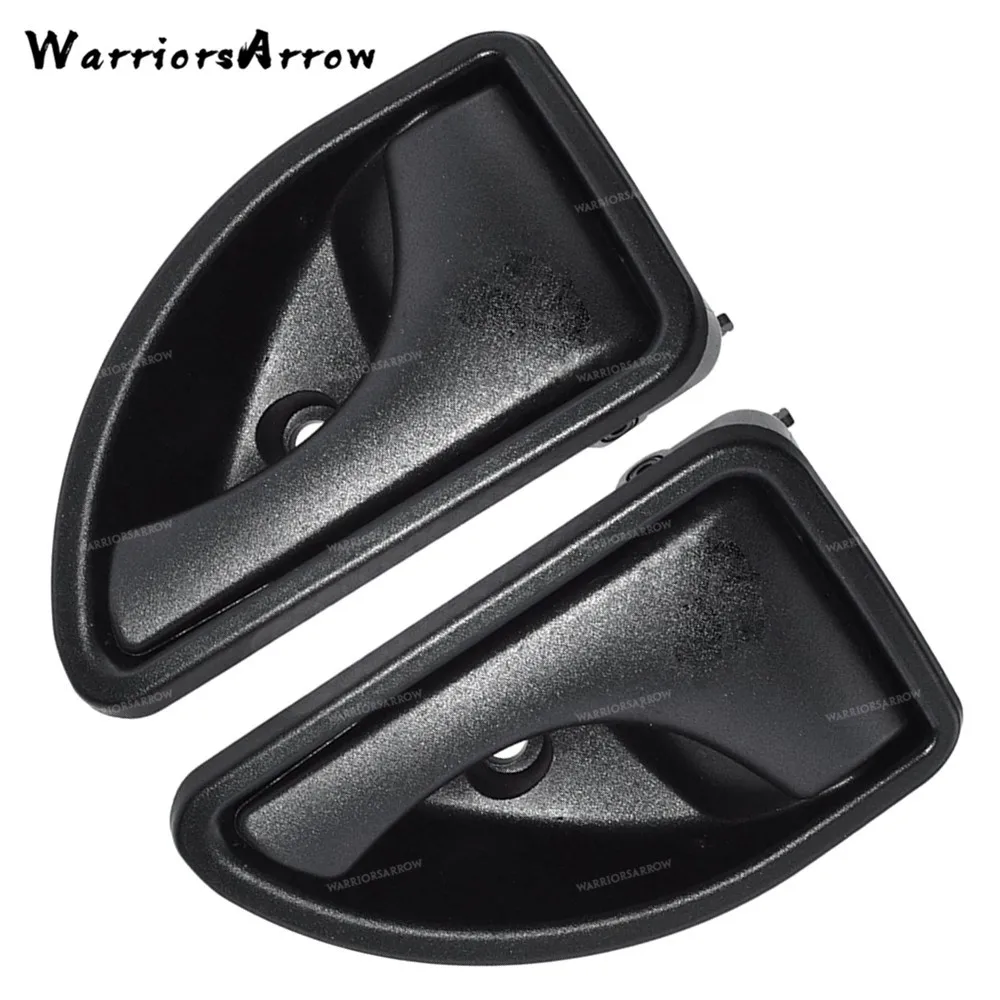 

Black Pair Front Left Right Side Inside Door Handle Plastic For Renault Kangoo 1998-2010 Twingo 1993-2007 8200247802 8200247803