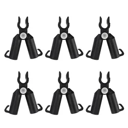 6pcs Plant Support Clips for Grafting and Climbing Vines (Black)