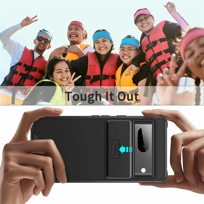 Shockproof Armor Matte Phone Case with Enhanced Camera Protection