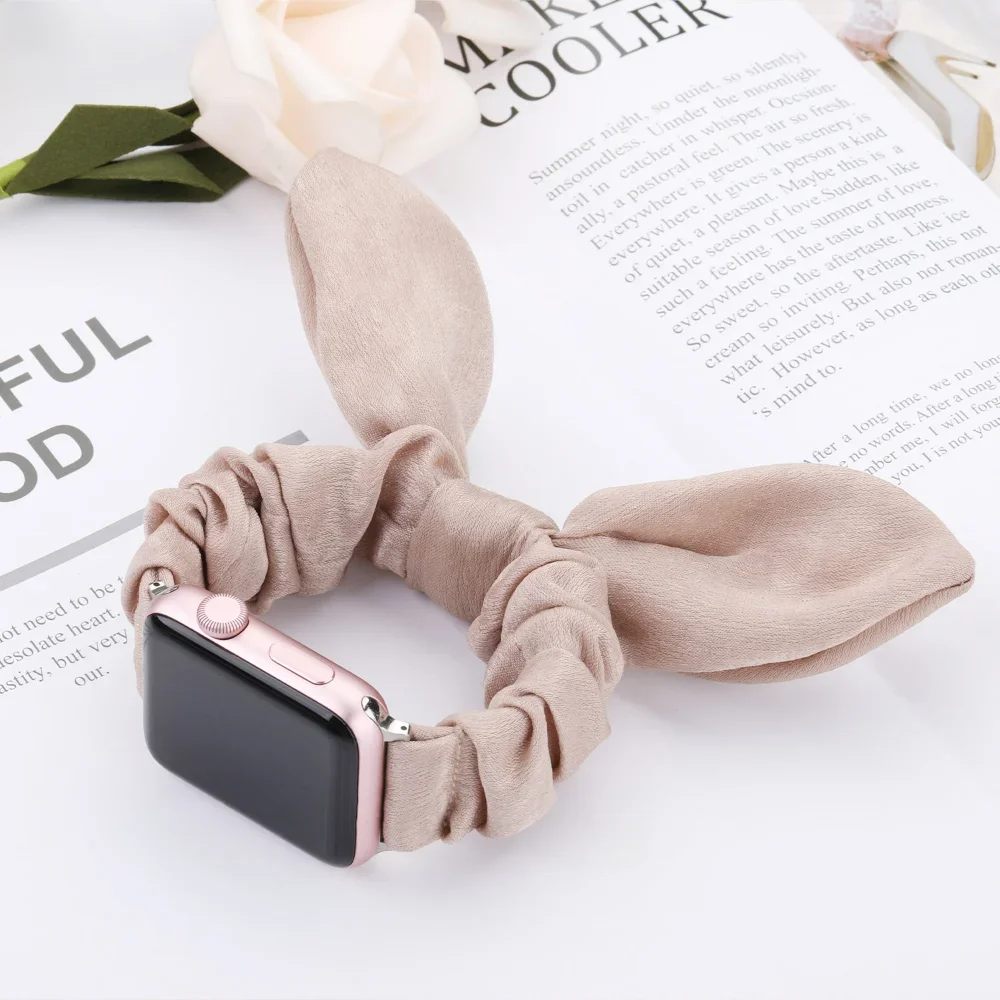 Elastic Fabric Scrunchie Bracelet Wristband
