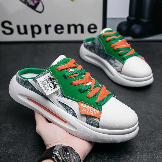 Dunne Hak Tweekleurige Schoenen Man Sneakers Running Vip Luxe Merk Super  Comfortabele Heren Schoenen Sport Temis Sabot Loofers Ydx2 _ - AliExpress  Mobile