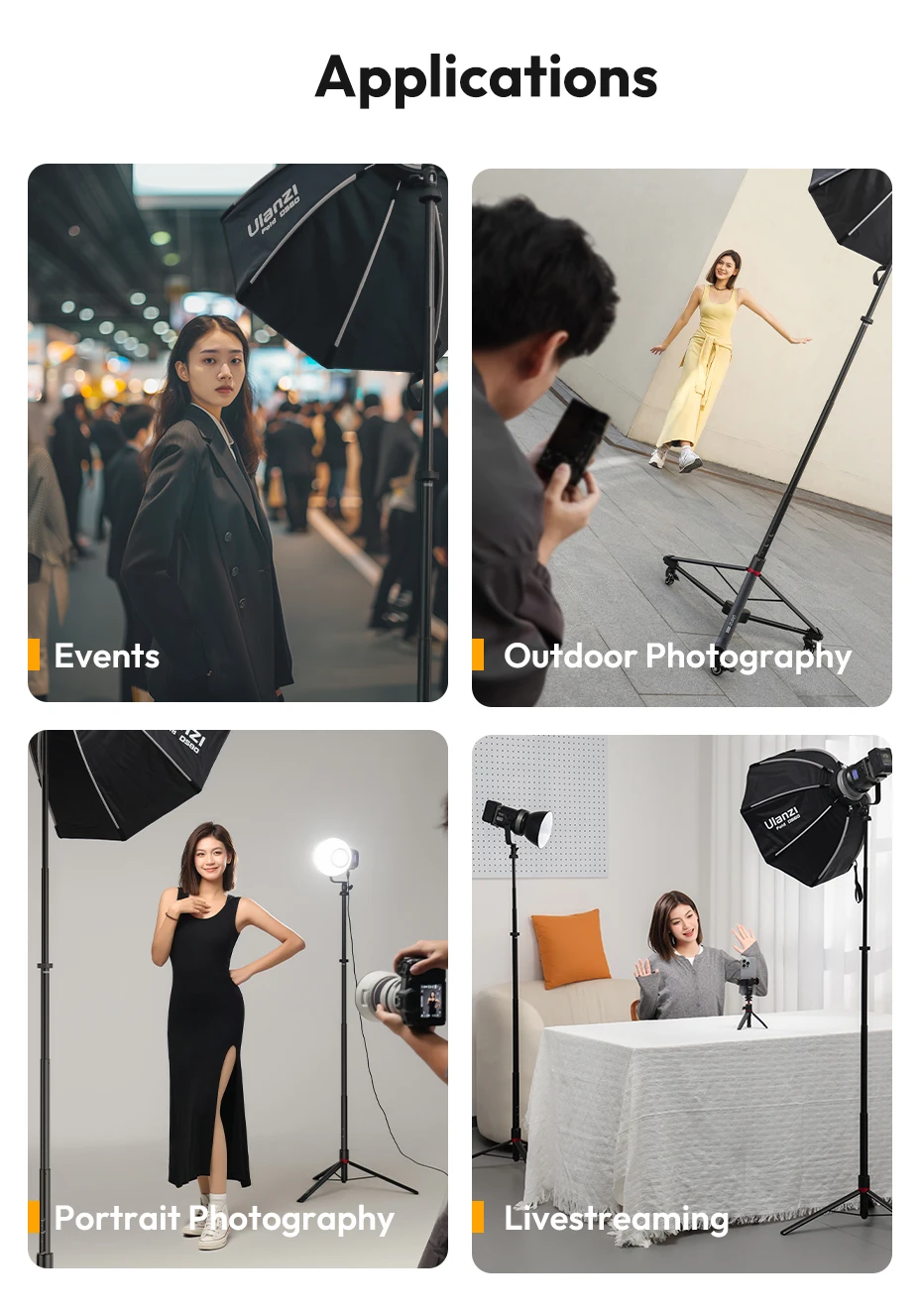Ulanzi AT-05 2M Heavy Duty Foldable Light Stand description image 10