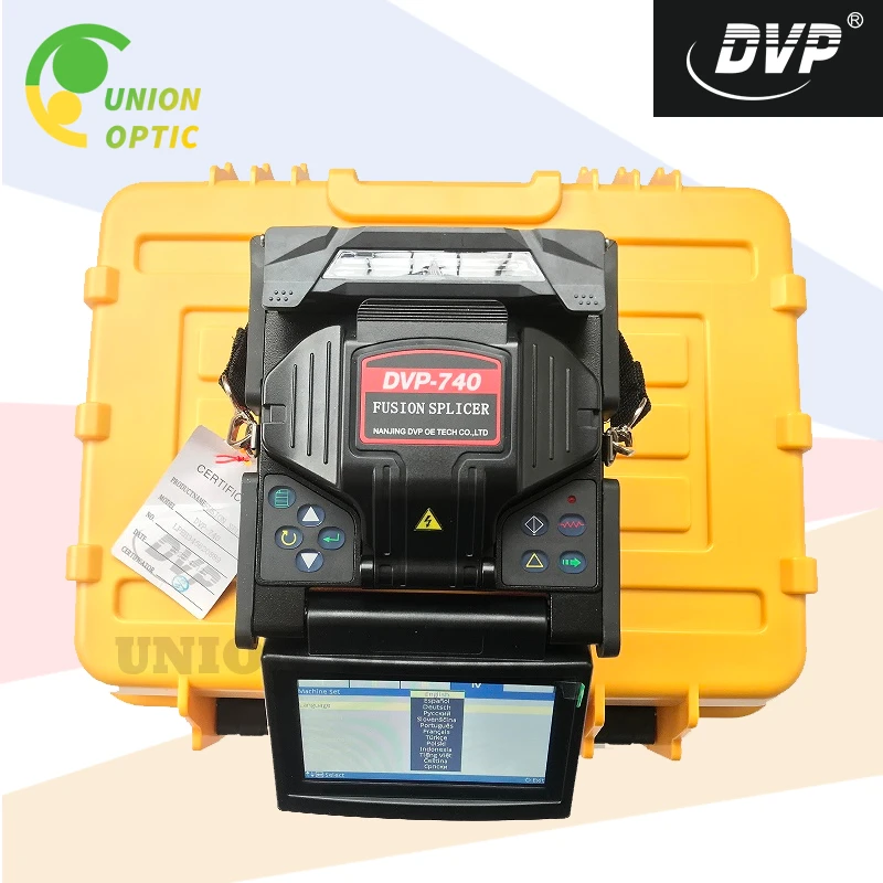 

DVP совершенно новый DVP740 многоязычный оптический волоконный сварочный аппарат, машина для сращивания оптического волокна DVP-740