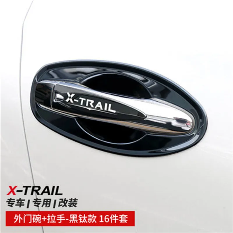 

Car Stainless steel inner door handle frame trim Cup Bowl Trim for Nissan Rogue X-Trail X Trail T32 2014-2019 Car-styling