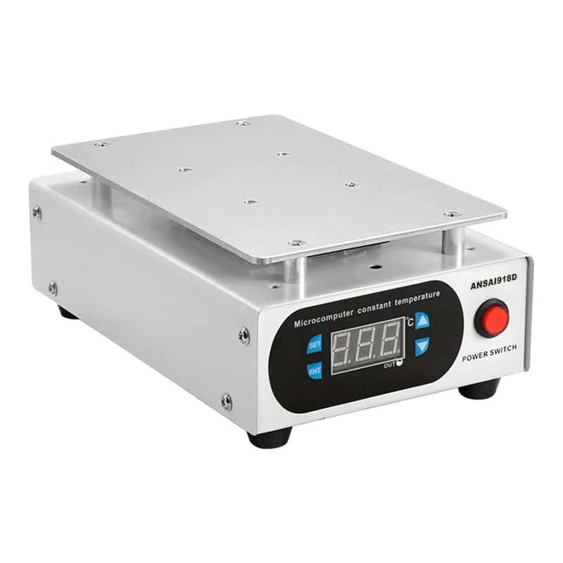 450W Mobile Cheating Phone LCD Screen Separator Replacement Heating Plate Welder Hot Microcomputer Constant Temperature 0-200&deg;