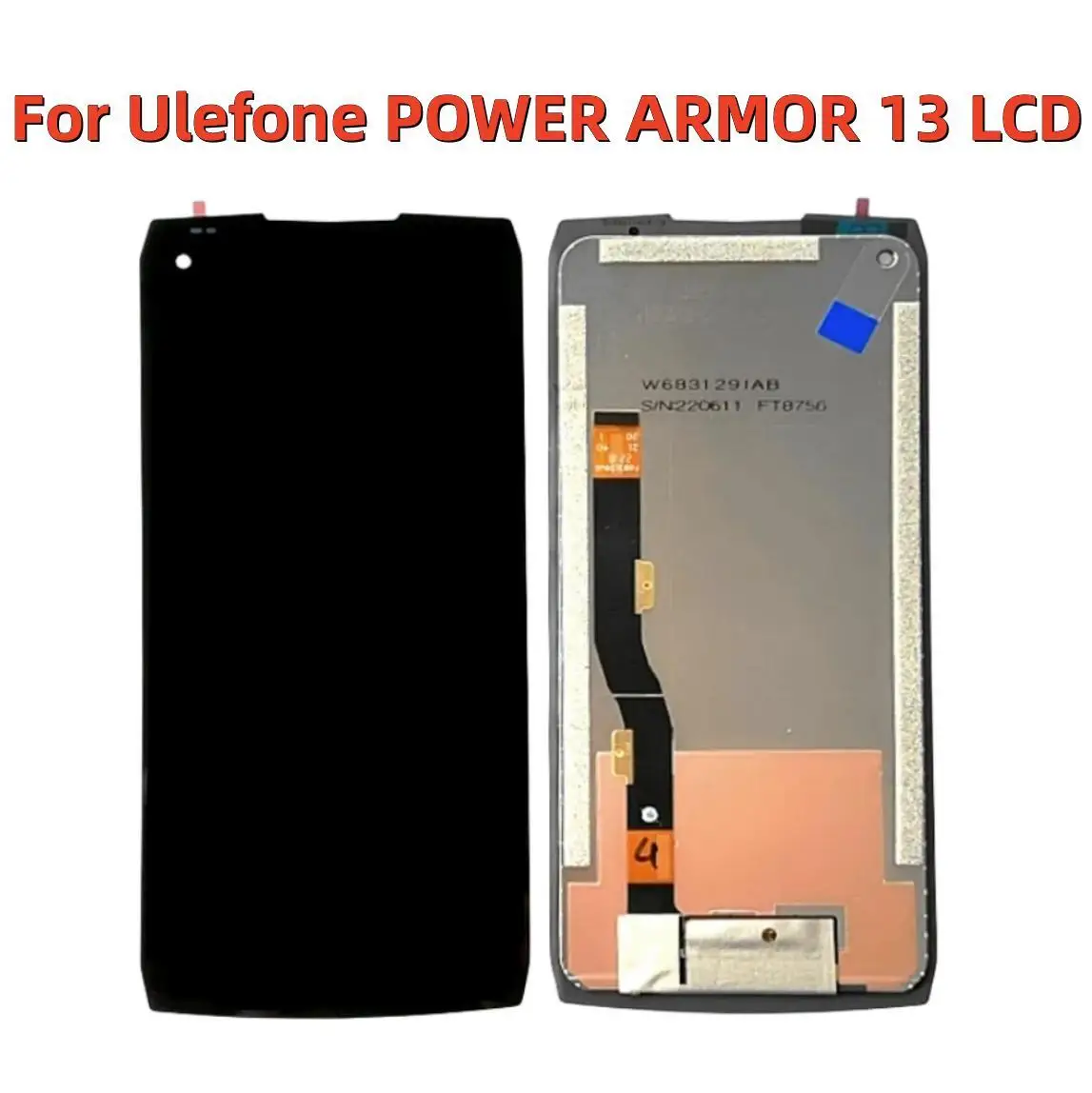 

Для Ulefone POWER ARMOR 13 ЖК-дисплей и сенсорный экран дигитайзер Замена + Инструменты
