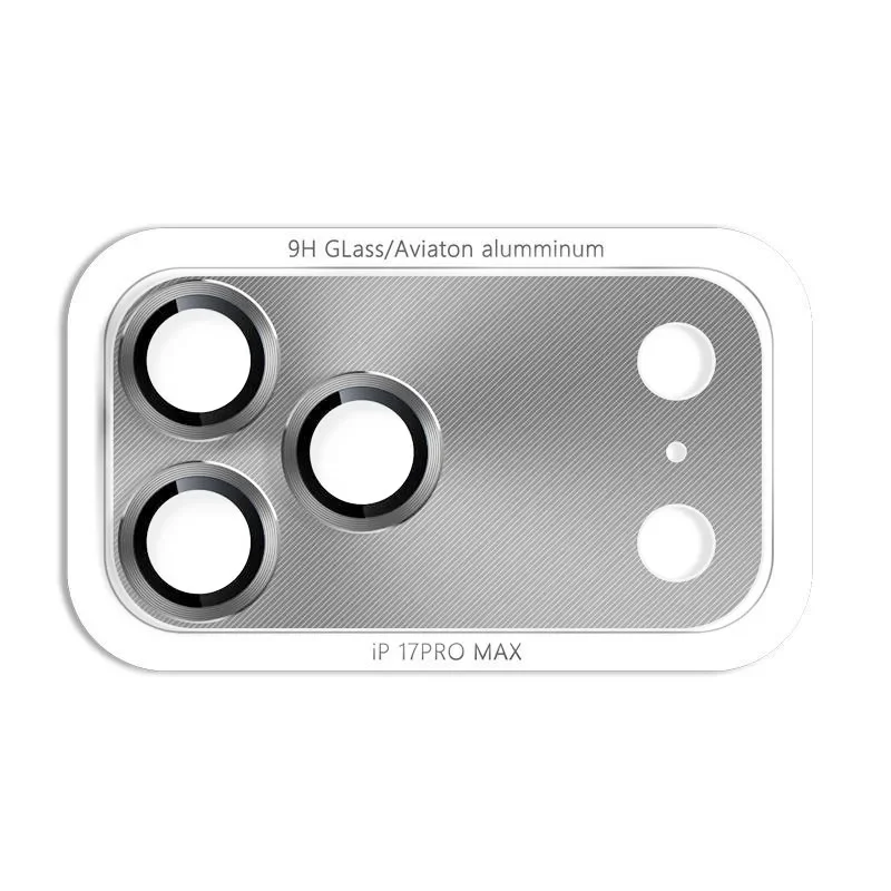Premium Metal Camera Lens Protector with Tempered Glass Cover