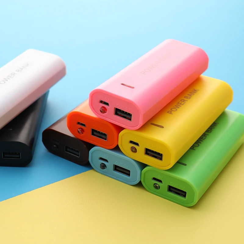 18650 USB 파워 뱅크 배터리 충전기 케이스, 배터리 미포함, 휴대폰 전자 충전용 DIY 박스, 5V, 5600mAh, 2X, 신제품