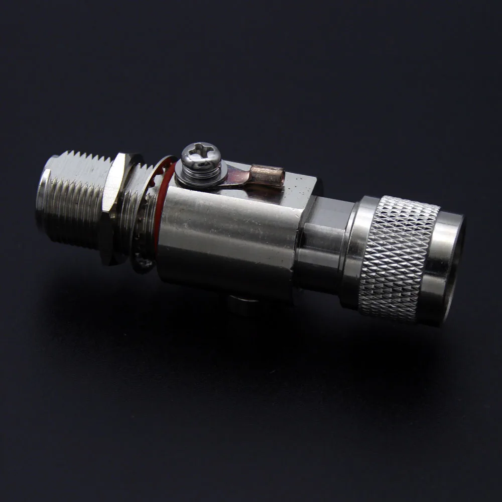 N Coaxial Lightning Arrestor Surge Protector N Type Male to Female Gas Discharge Protection For HAM CB Radio WLAN WiFi 50ohm