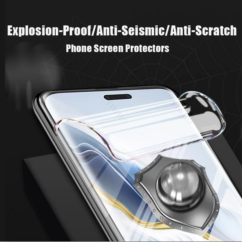 Premium Hydrogel Screen Protector Film - Pack of 1-4, TPU Soft Protective Front Layer